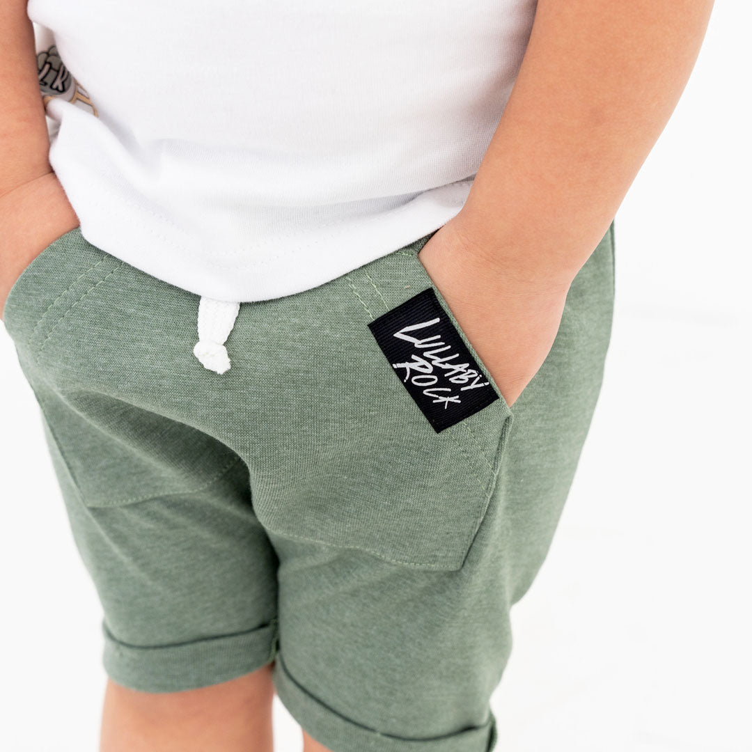 Harem Green shorts