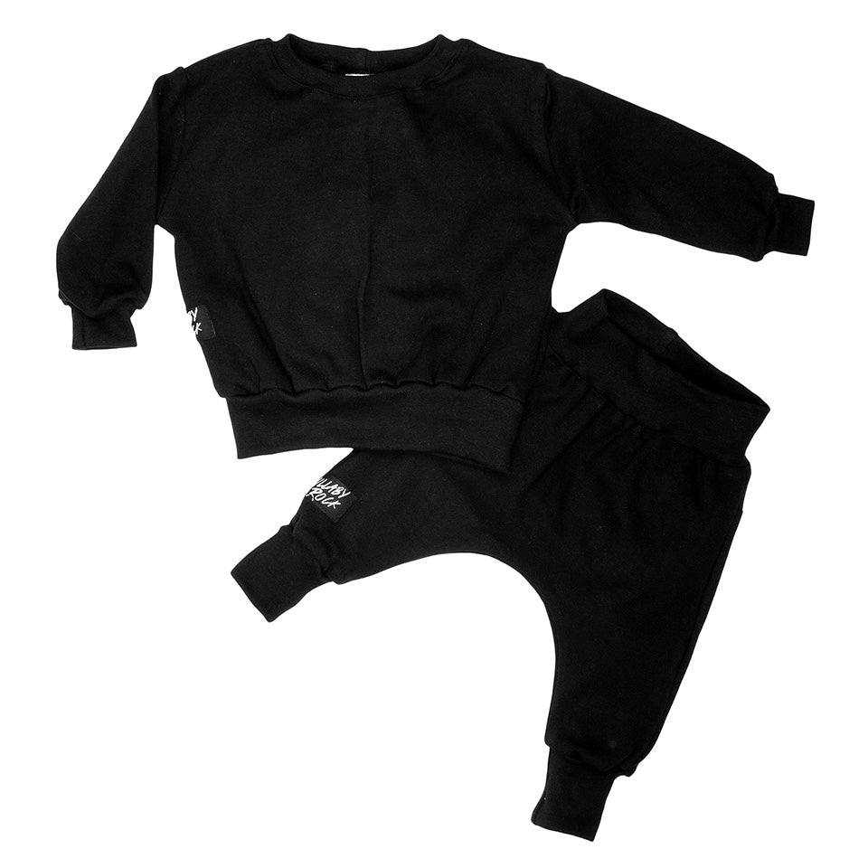 Classic Tracksuit – Black – Lullaby Rock