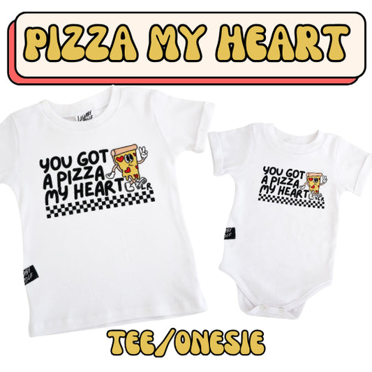 Pizza My Heart Tee/Onesie