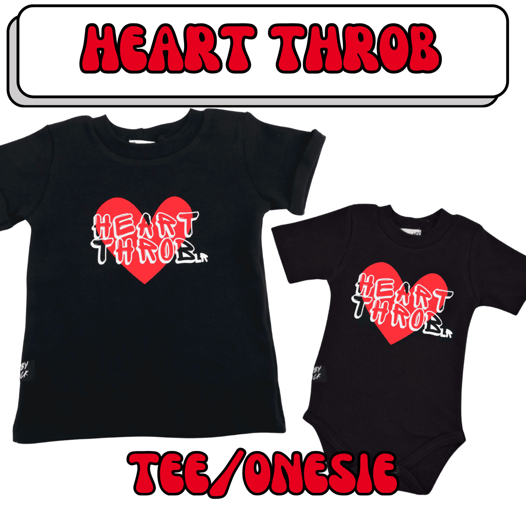 Heart Throb Tee / Onesie