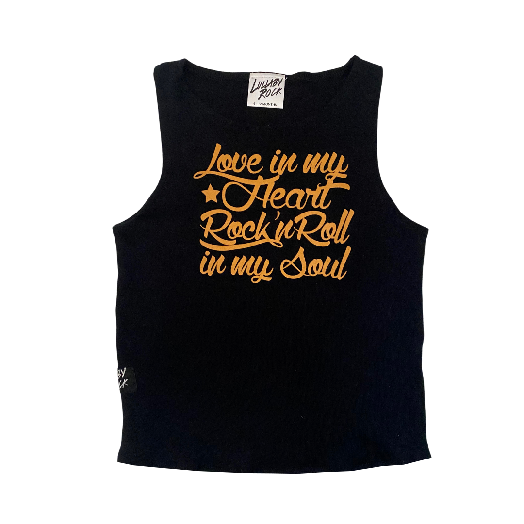 "Love in my Heart, Rock 'n Roll in my Soul" Vest